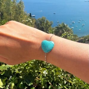 Turquoise Heart Bracelet